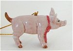 Pig with Red Bow